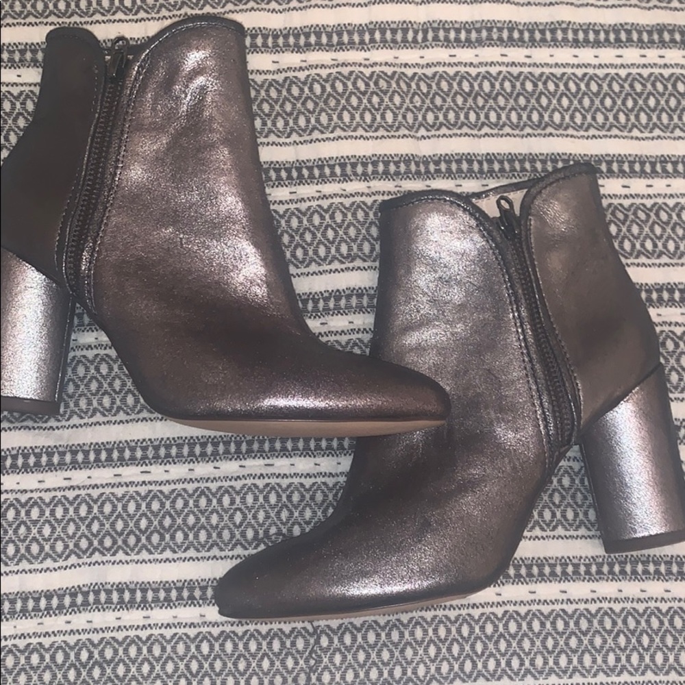 Silver Heeled Booties - image 1